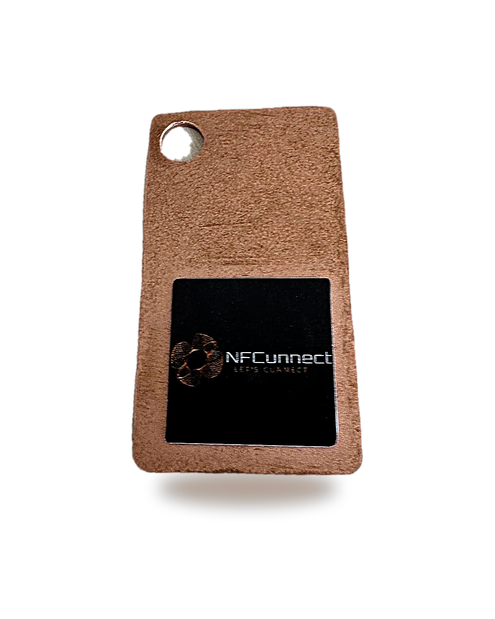 NFCunnect Kupfer-Anhänger mit NFC-Chip